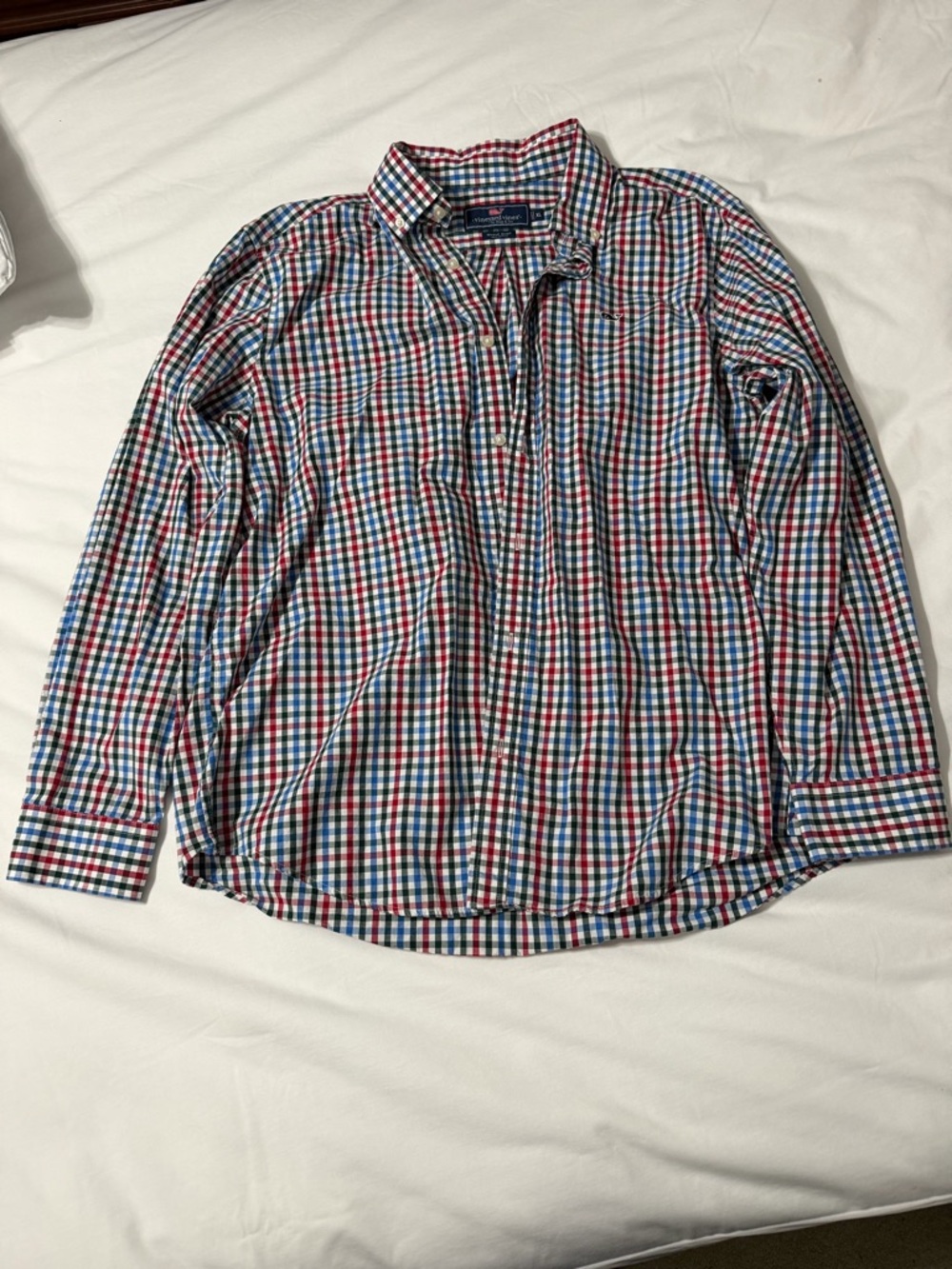 Vineyard Vines men’s whale Classic Men's Whale shirt Long-Sleeve XL